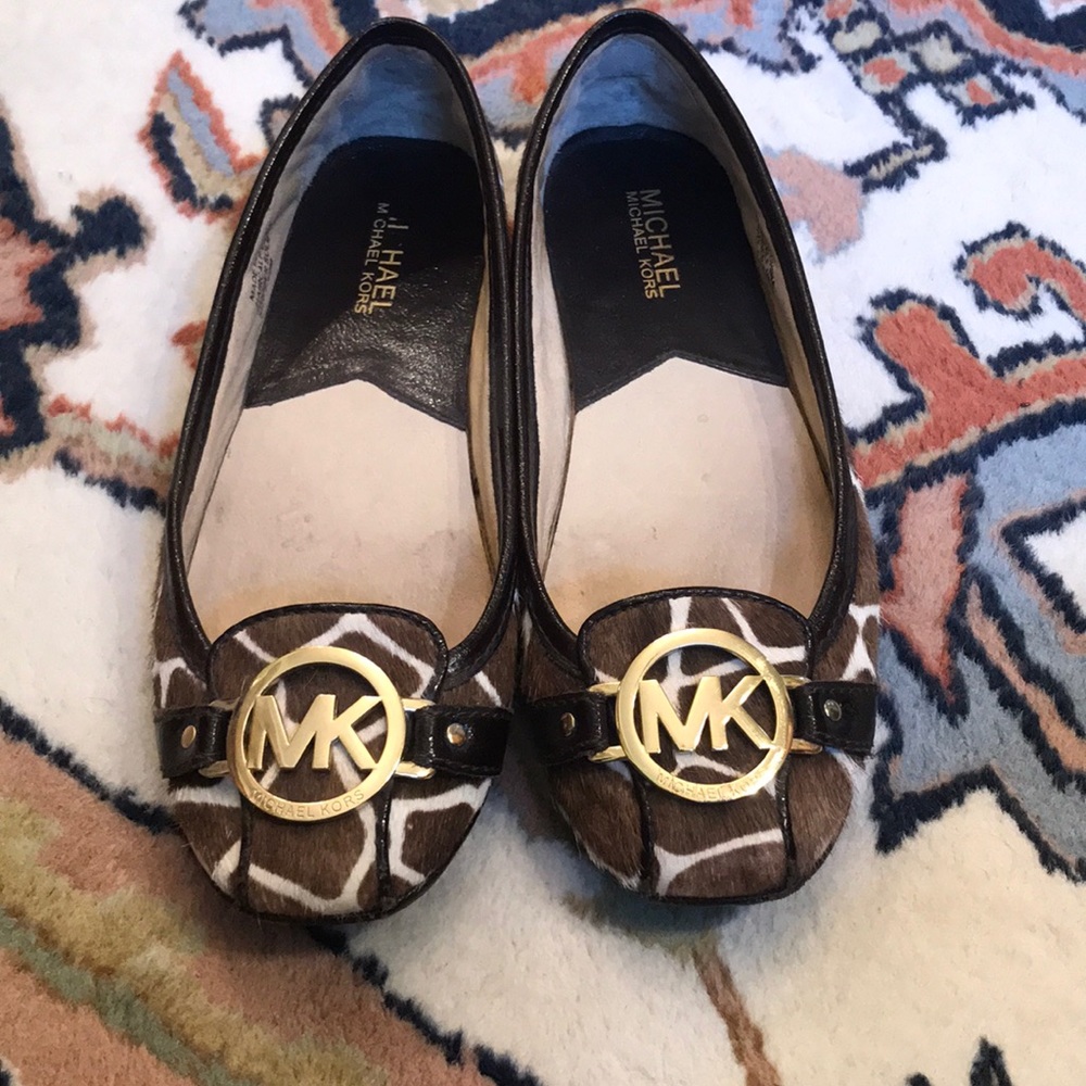 Michael Kors Animal Print Flats